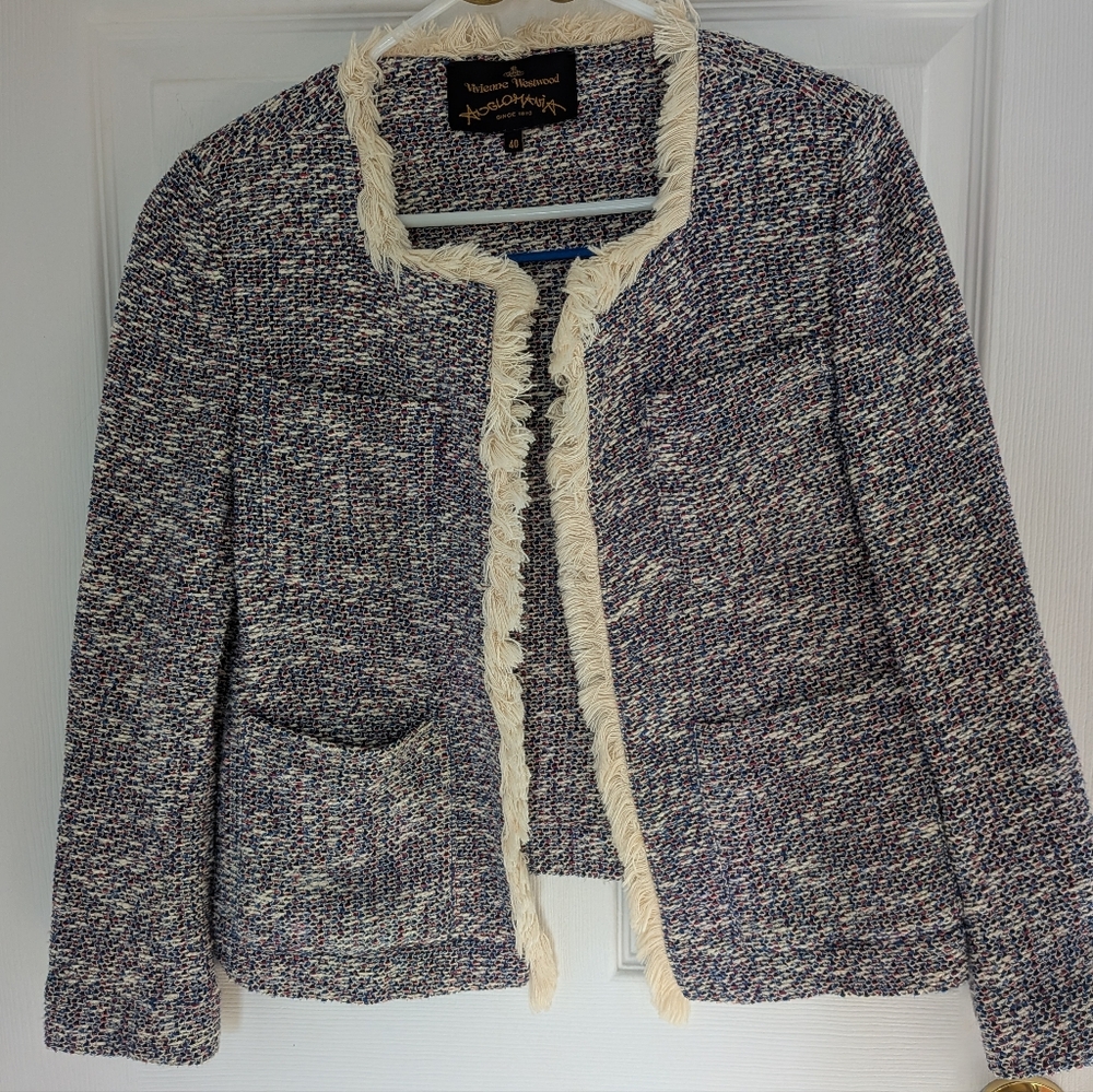 Vivienne Westwood Anglomania Braided Tweed jacket *Rare*